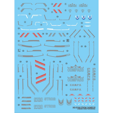 G-Rework CD-H249 Premium Decal for HG Seed Gyan Strom